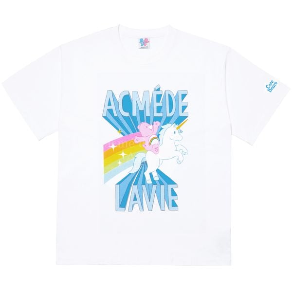  Áo Thun ADLV [Acmé de la vie x Care Bear] -  CARE BEARS SHORT SLEEVE WHITE T-SHIRTS 