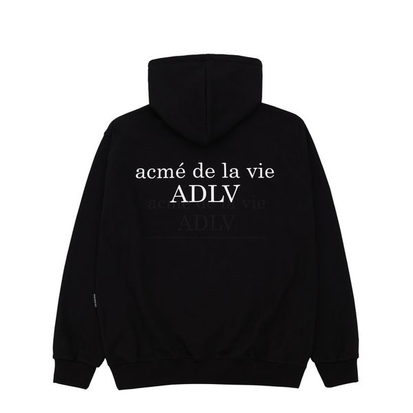  Hoodie - Acmé de la vie - ADLV BABY FACE HOODIE BLACK ASTRONAUT 