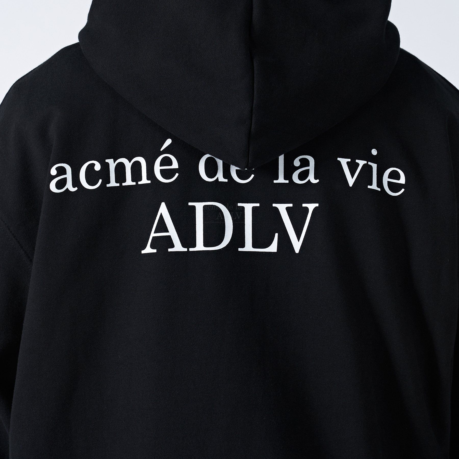  Hoodie - Acmé de la vie - ADLV BABY FACE HOODIE BLACK ASTRONAUT 