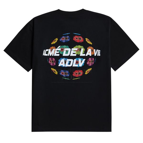  Áo thun ADLV - Acmé de la vie - DONUT MIRROR BALL SHORT SLEEVE T-SHIRT BLACK 