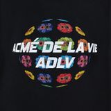  Áo thun ADLV - Acmé de la vie - DONUT MIRROR BALL SHORT SLEEVE T-SHIRT BLACK 