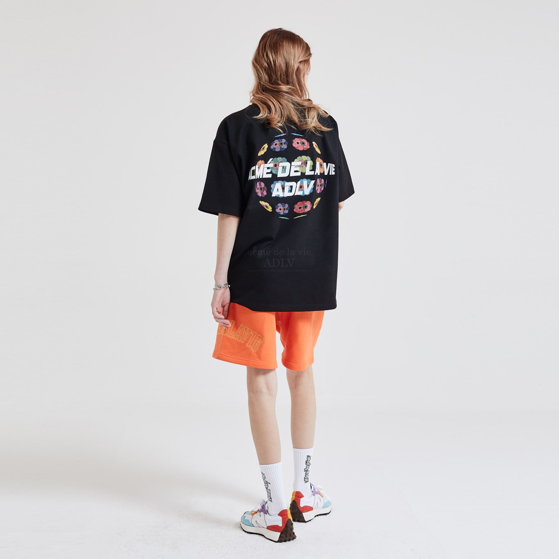  Áo thun ADLV - Acmé de la vie - DONUT MIRROR BALL SHORT SLEEVE T-SHIRT BLACK 