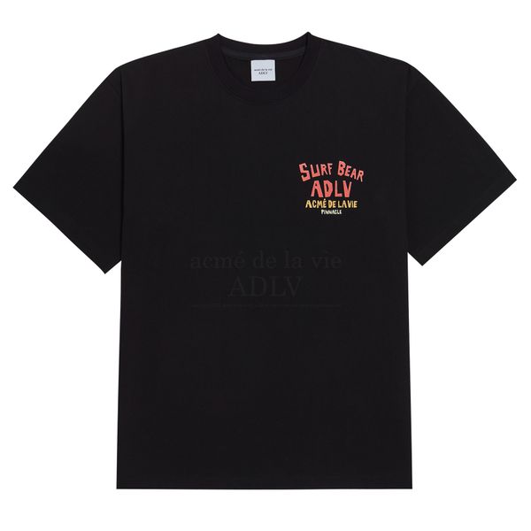  Áo thun ADLV - Acmé de la vie - SURFING BEAR SHORT SLEEVE T-SHIRT BLACK 