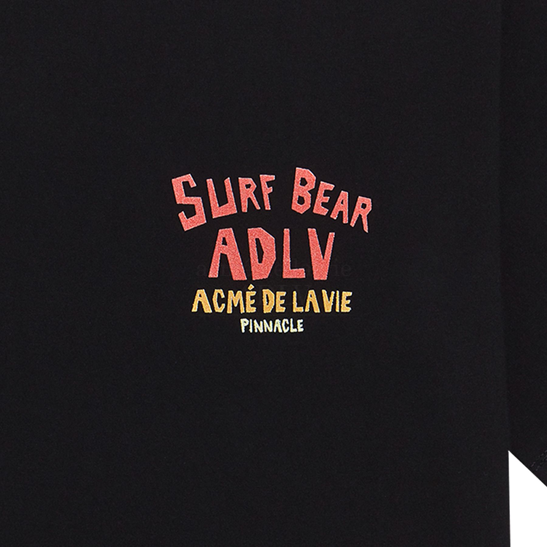  Áo thun ADLV - Acmé de la vie - SURFING BEAR SHORT SLEEVE T-SHIRT BLACK 