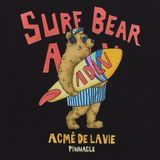  Áo thun ADLV - Acmé de la vie - SURFING BEAR SHORT SLEEVE T-SHIRT BLACK 