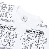  Áo thun - ADLV - Acmé de la vie - ADLV LOGO PATTERN SHORT SLEEVE T-SHIRT WHITE 