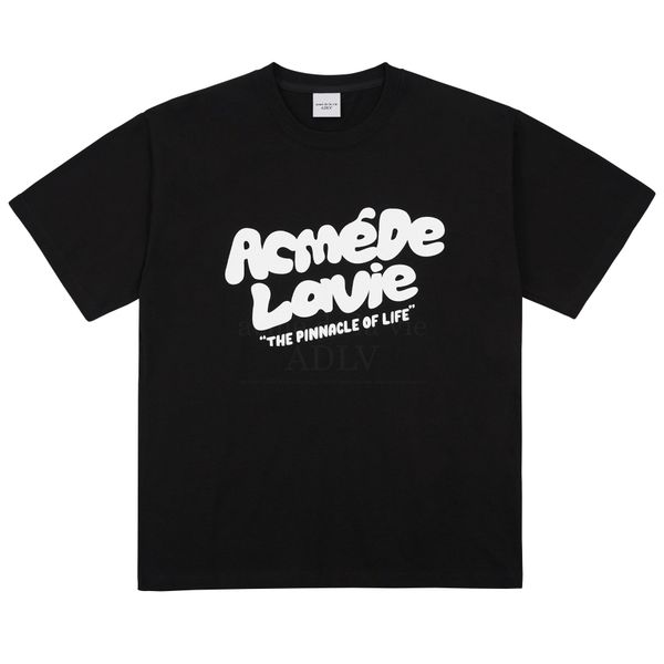  Áo thun - ADLV - Acmé de la vie - ADLV BUBBLE LOGO BLACK 