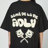  Áo thun - ADLV - Acmé de la vie - ADLV MARSHMALLOW SHORT SLEEVE T-SHIRT BLACK 