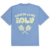  Áo thun ADLV - Acmé de la vie - ADLV MARSHMALLOW SHORT SLEEVE T-SHIRT PURPLE 