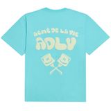  Áo thun ADLV - Acmé de la vie - ADLV MARSHMALLOW SHORT SLEEVE T-SHIRT - SKYBLUE 