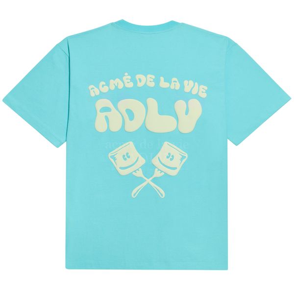  Áo thun ADLV - Acmé de la vie - ADLV MARSHMALLOW SHORT SLEEVE T-SHIRT - SKYBLUE 