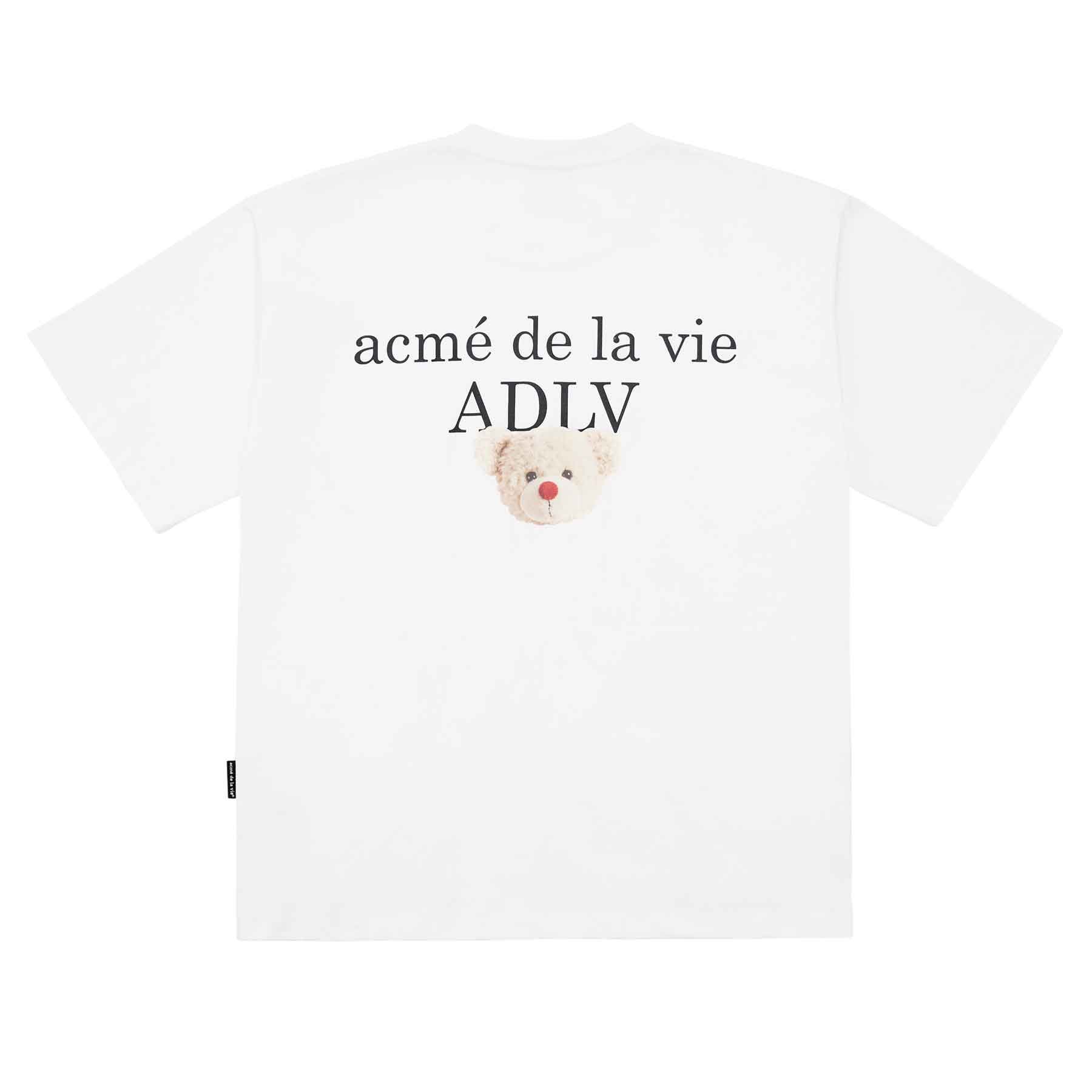  Áo thun ADLV BABY FACE SHORT SLEEVE T-SHIRT WHITE RED DRESS 