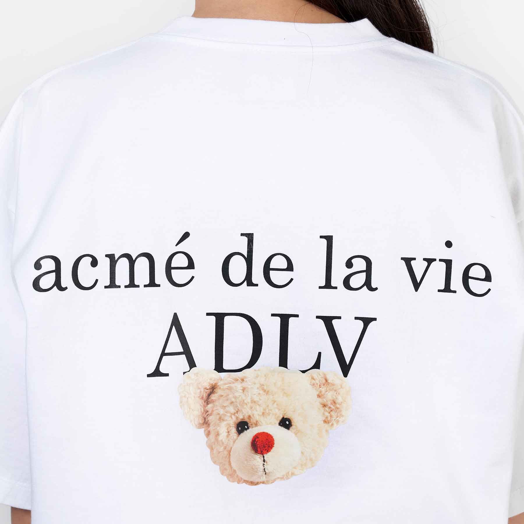  Áo thun ADLV BABY FACE SHORT SLEEVE T-SHIRT WHITE RED DRESS 