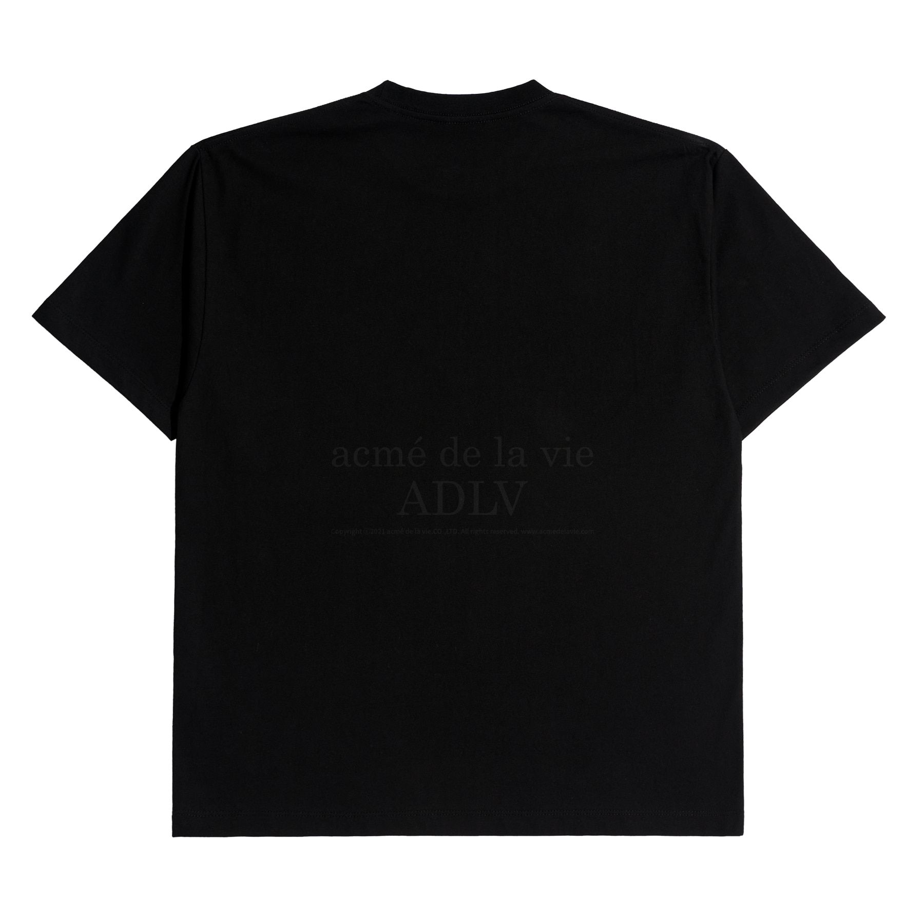  Áo thun - Acmé de la vie - BIKER SMILEY WAPPEN SHORT SLEEVE T-SHIRT BLACK 