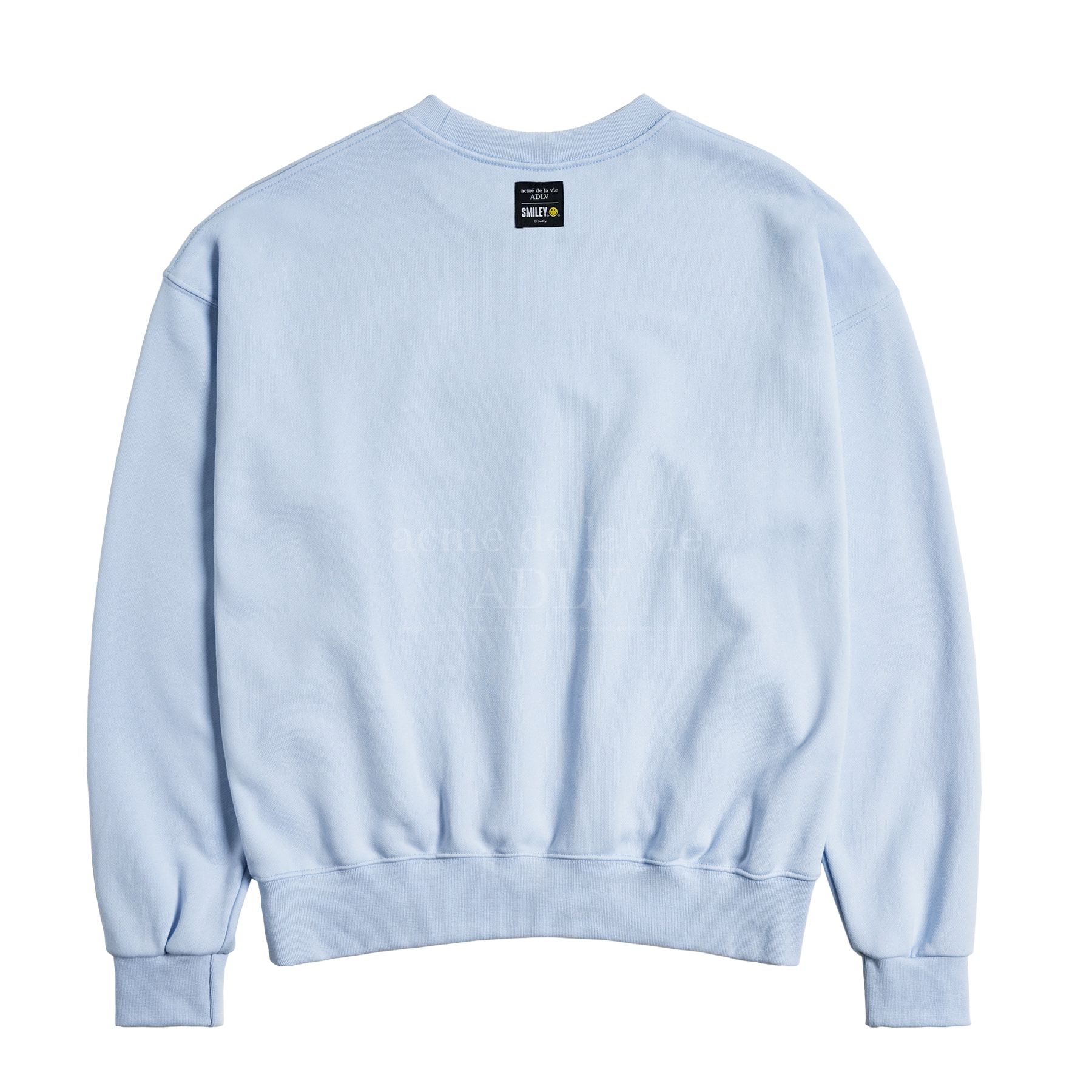  Áo Sweater Acmé de la vie - ACME DE LA VIE X Smiley® ROCKET ARTWORK PRINTING SWEATSHIRT SKYBLUE 