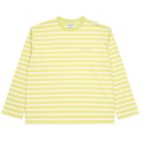  Áo Sweater Acmé de la vie - SCRIPT LOGO STRIPE LONG SLEEVE T- SHIRT YELLOW 