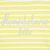  Áo Sweater Acmé de la vie - SCRIPT LOGO STRIPE LONG SLEEVE T- SHIRT YELLOW 