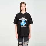  Áo thun - Acmé de la vie - BLUE TEDDY BEAR SHORT SLEEVE T-SHIRT BLACK 