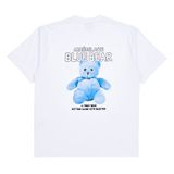  Áo thun - Acmé de la vie - BLUE TEDDY BEAR SHORT SLEEVE T-SHIRT WHITE 