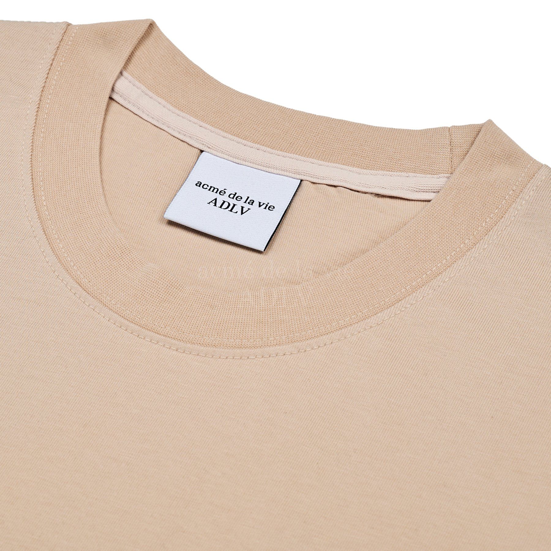  Áo thun - Acmé de la vie - MOUNTAIN TIGER SHORT SLEEVE T-SHIRT BEIGE 