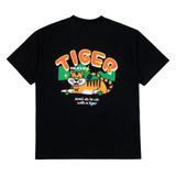  Áo thun - Acmé de la vie - MOUNTAIN TIGER SHORT SLEEVE T-SHIRT BLACK 