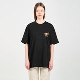  Áo thun - Acmé de la vie - MOUNTAIN TIGER SHORT SLEEVE T-SHIRT BLACK 