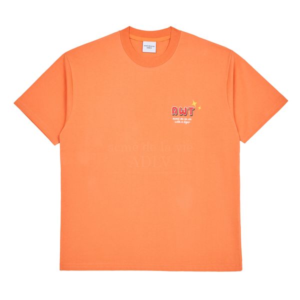  Áo thun - Acmé de la vie - MOUNTAIN TIGER SHORT SLEEVE T-SHIRT ORANGE 