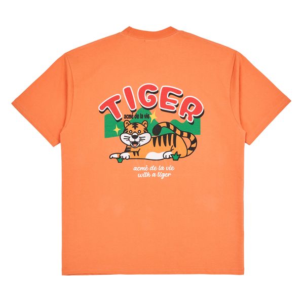  Áo thun - Acmé de la vie - MOUNTAIN TIGER SHORT SLEEVE T-SHIRT ORANGE 