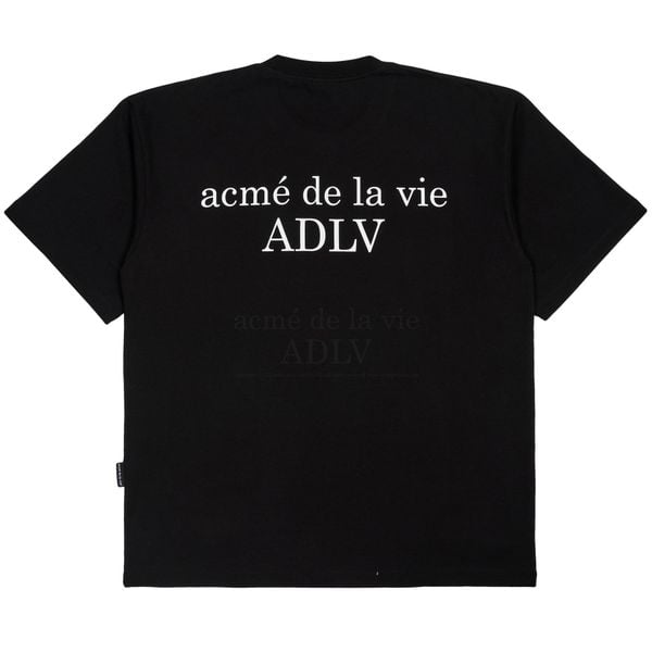  Áo thun Acmé de la vie - BABY FACE SKYDIVING SHORT SLEEVE T-SHIRT BLACK 