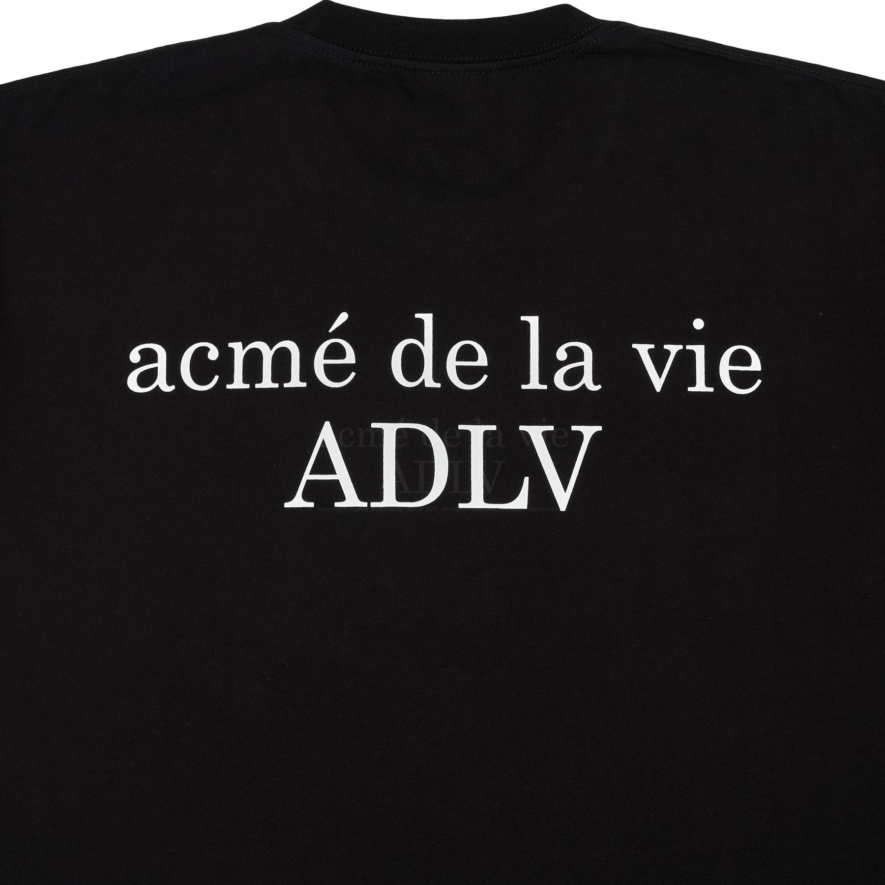  Áo thun Acmé de la vie - BABY FACE SKYDIVING SHORT SLEEVE T-SHIRT BLACK 