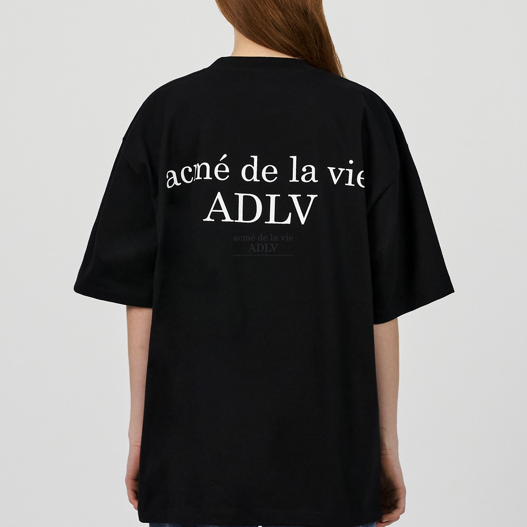  Áo thun ADLV Acmé de la vie - TELEPHONE GIRL BLACK T-SHIRT 