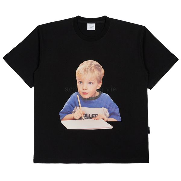  Áo thun - Acmé de la vie - STUDY BOY BLACK T-SHIRT 