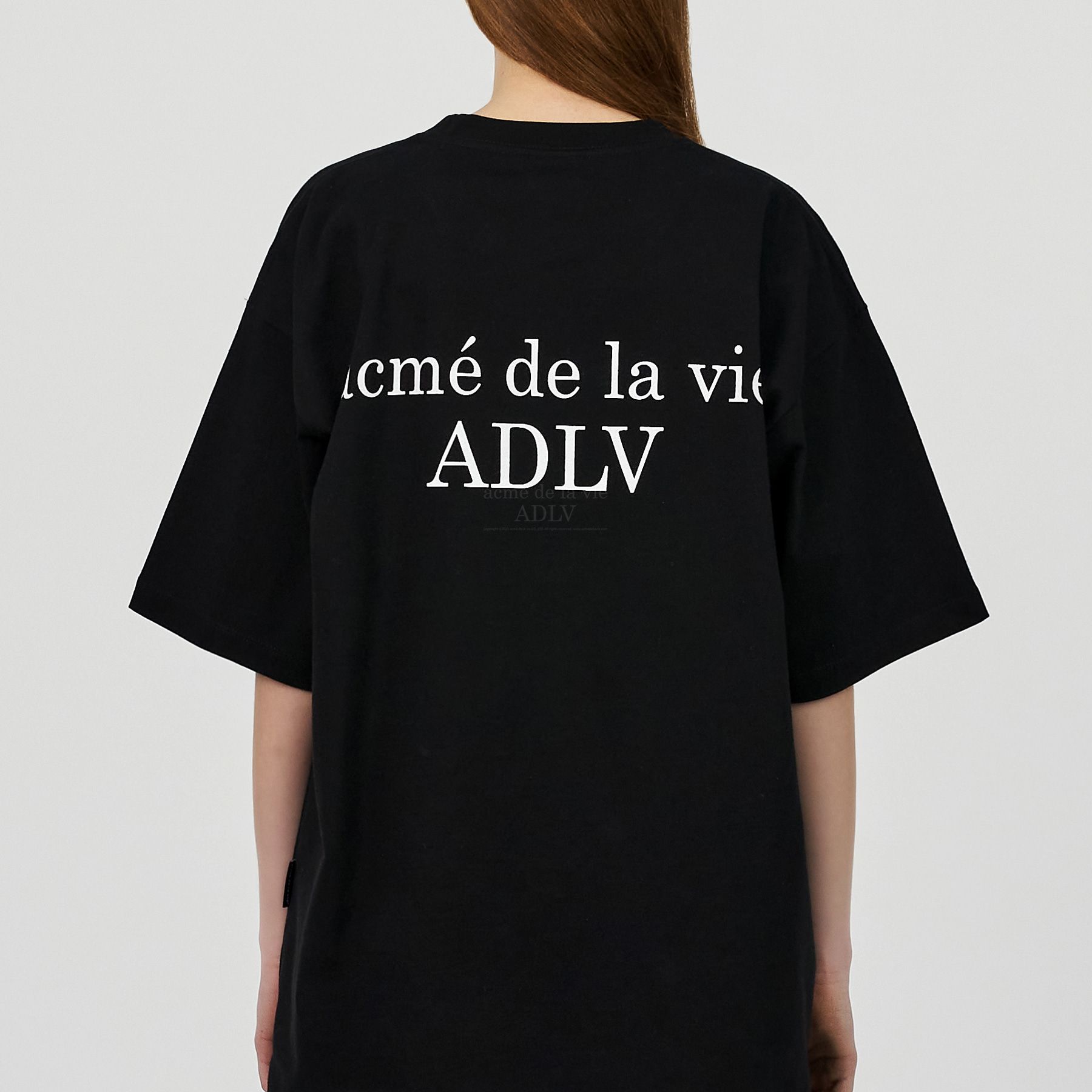  Áo thun - Acmé de la vie - STUDY BOY BLACK T-SHIRT 