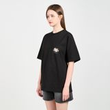  Áo thun - Acmé de la vie - GRADATION CRAYON LOGO SHORT SLEEVE T-SHIRT BLACK 