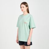  Áo thun - Acmé de la vie - GRADATION CRAYON LOGO SHORT SLEEVE T-SHIRT SKYBLUE 