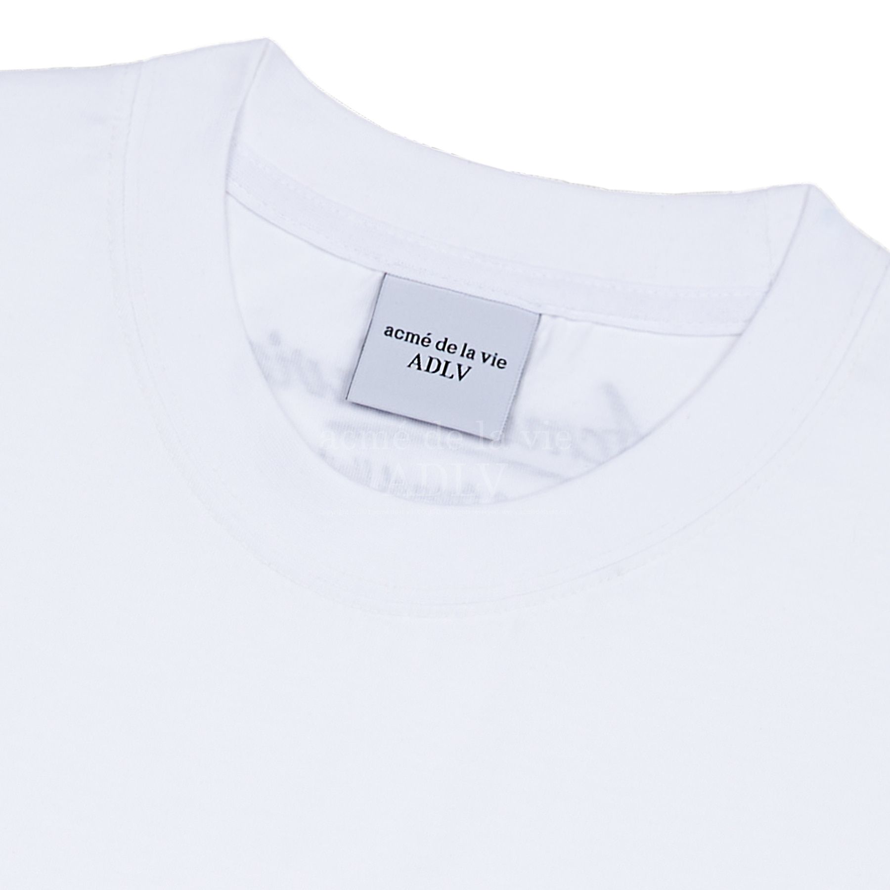  Áo thun - Acmé de la vie - GEL PRINTING LOGO SHORT SLEEVE T-SHIRT WHITE 