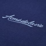  Áo thun - Acmé de la vie - PEARL PRINTING LOGO SHORT SLEEVE T-SHIRT NAVY 