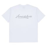  Áo thun - Acmé de la vie - PEARL PRINTING LOGO SHORT SLEEVE T-SHIRT WHITE 