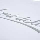  Áo thun - Acmé de la vie - PEARL PRINTING LOGO SHORT SLEEVE T-SHIRT WHITE 