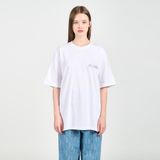  Áo thun - Acmé de la vie - PEARL PRINTING LOGO SHORT SLEEVE T-SHIRT WHITE 