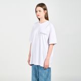  Áo thun - Acmé de la vie - PEARL PRINTING LOGO SHORT SLEEVE T-SHIRT WHITE 