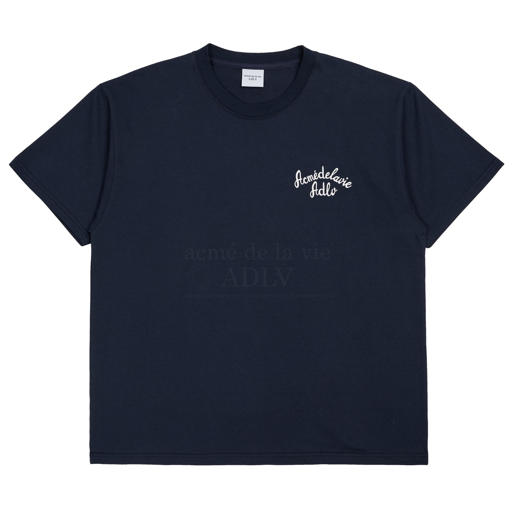 ADLV ♥ FRENCH SCRIPT LOGO SHORT SLEEVE T-SHIRT acme de la vie