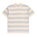  Áo thun - Acmé de la vie - SCRIPT LOGO STRIPE SHORT SLEEVE T-SHIRT IVORY 