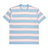  Áo thun - Acmé de la vie - SCRIPT LOGO STRIPE SHORT SLEEVE T-SHIRT SKYBLUE 