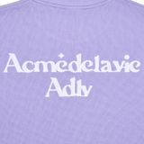  Áo thun - Acmé de la vie - ROUNDING LOGO WAFFLE SHORT SLEEVE T-SHIRT PURPLE 