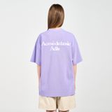  Áo thun - Acmé de la vie - ROUNDING LOGO WAFFLE SHORT SLEEVE T-SHIRT PURPLE 