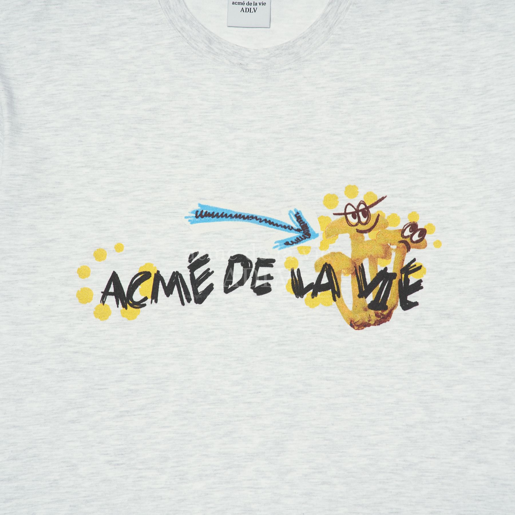  Áo thun ADLV - Acmé de la vie - ADLV MUSHROOM COLLAGE SHORT SLEEVET-SHIRT MELANGE 