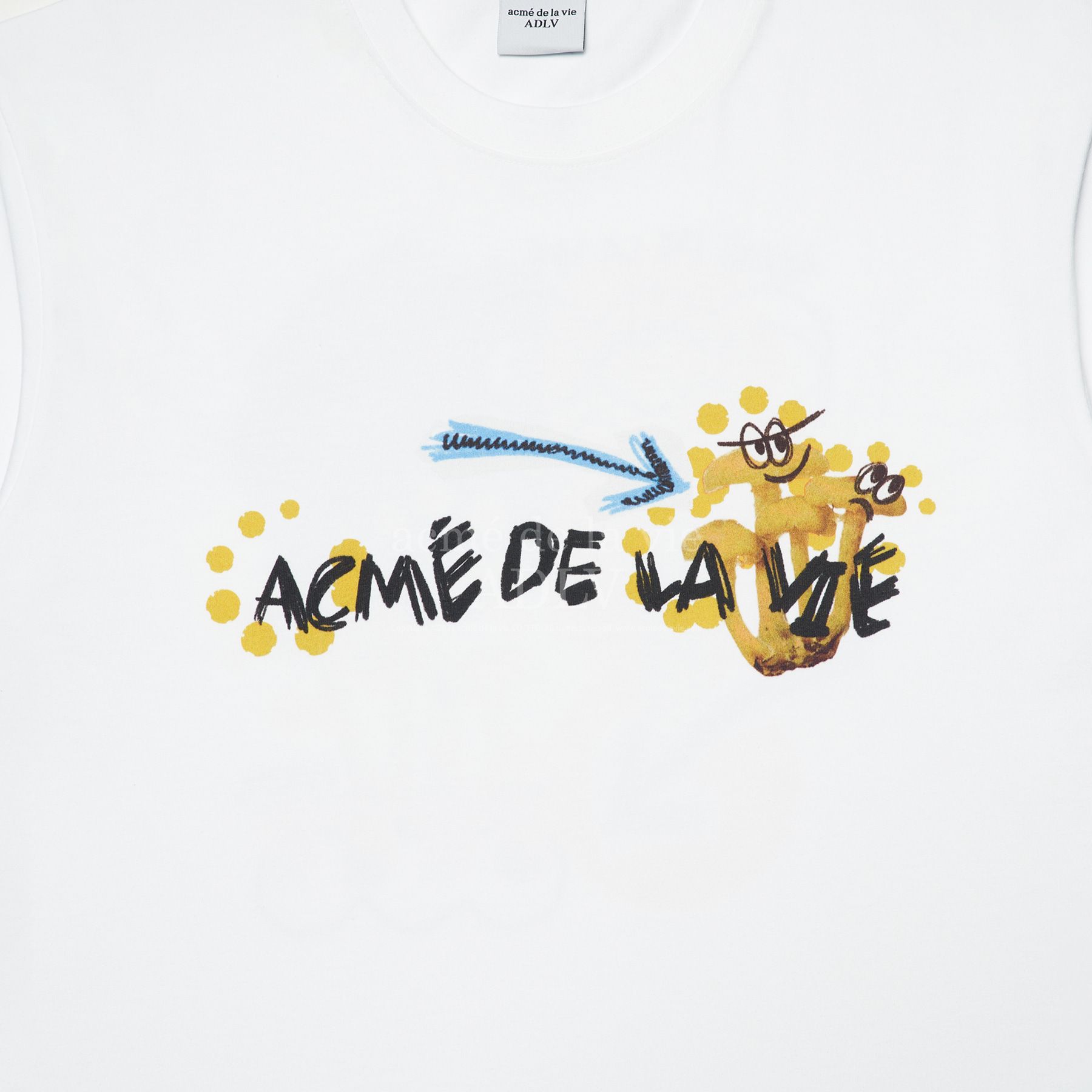  Áo thun ADLV - Acmé de la vie - ADLV MUSHROOM COLLAGE SHORT SLEEVET-SHIRT WHITE 