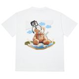  Áo thun - ADLV - Acmé de la vie - ADLV TEDDY BEAR DOLL COLLAGE SHORT SLEEVET-SHIRT WHITE 