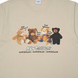  Áo thun ADLV - Acmé de la vie - TEDDY BEAR DOLL FRIEND SHORT SLEEVE T-SHIRT BEIGE 